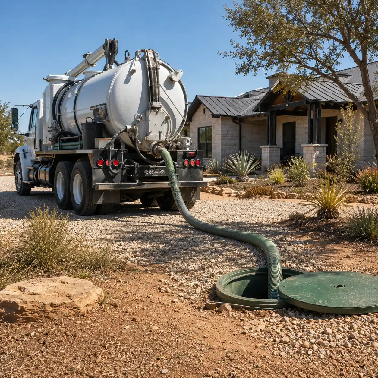 Modern septic pumping equipment used by Odessa Septic Services
